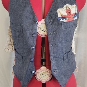 Upcycled Fitted Vest
